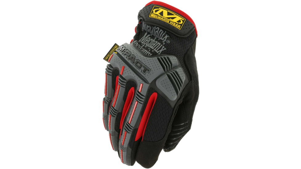 Mechanix Wear M-Pact Tactical Gloves - Mens, Black/Red, 2XL, MPT-52-012