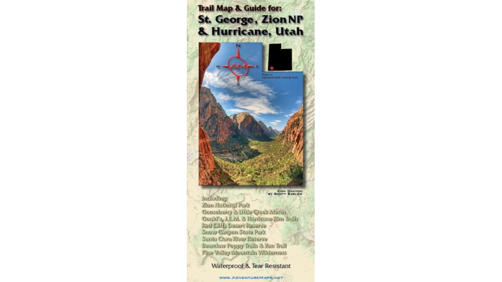 Media St. George, Hurricane, and Springdale, UT Trail Map