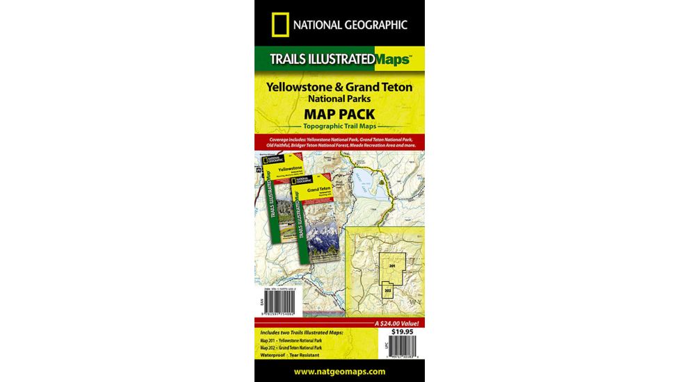 Media Yellowstone / Grand Teton National Park Map Pack