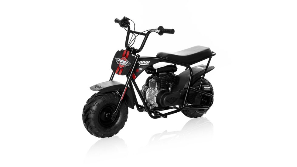 Mega Moto Classic 80cc Mini Bike, Black/Red, Youth, MM-B80-BR