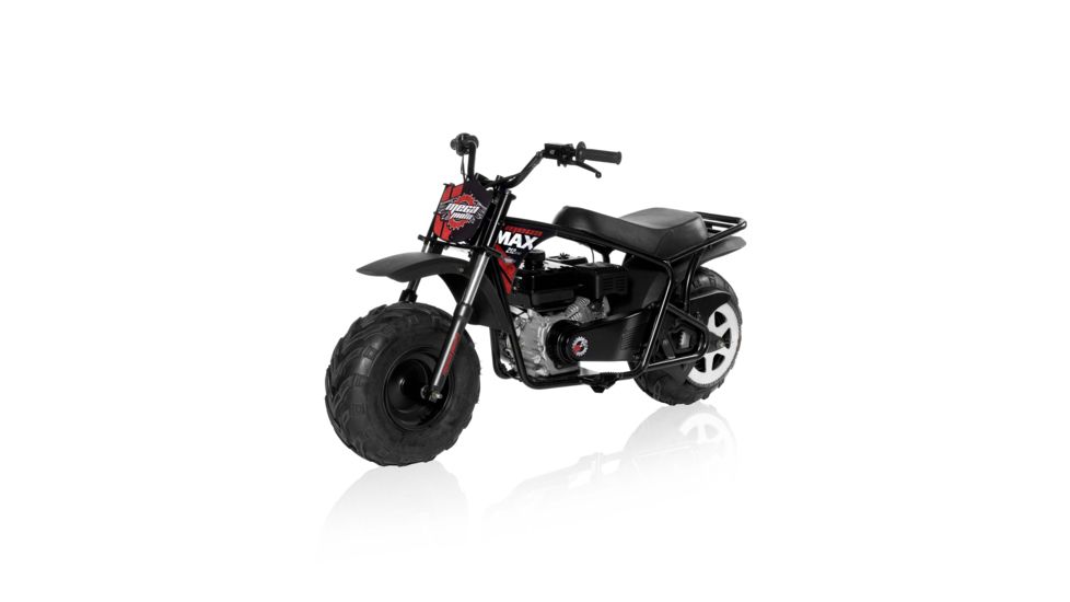Mega Moto Mega Max 212cc Mini Bike with Front Suspension, Black/Red, Adult, MM-B212-MXS