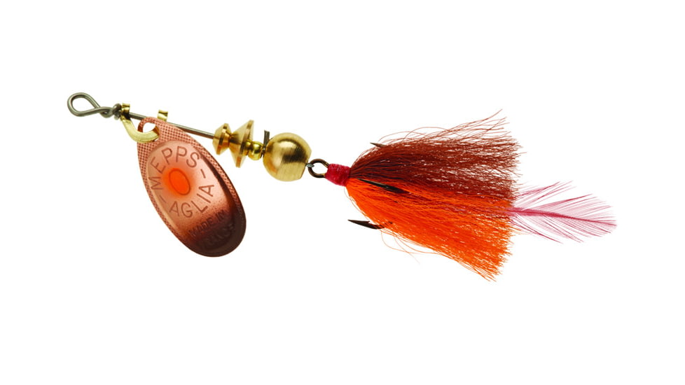 Mepps Aglia Bait Series - Dressed Treble 1/12oz Crawfish, B0ST CRW