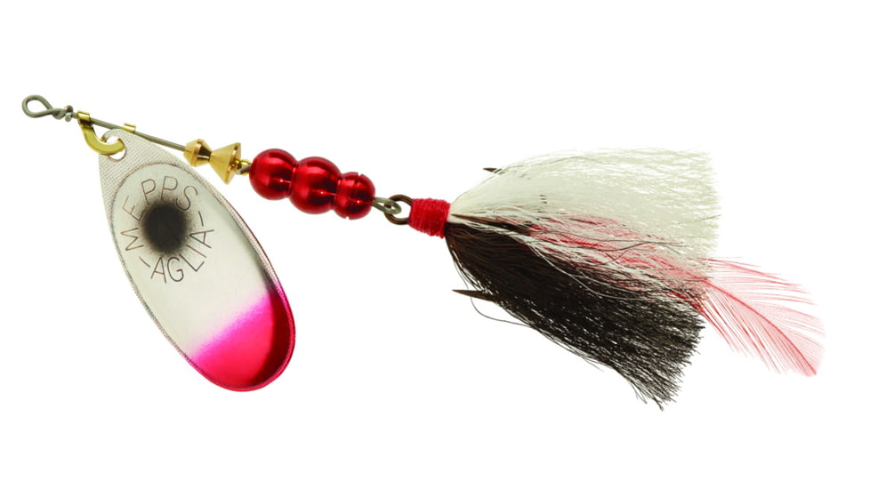 Mepps Aglia Bait Series - Dressed Treble 1/3oz Silver Shad, B4ST SSH