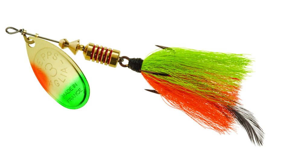 Mepps Aglia Bait Series - Dressed Treble 1/4oz Perch, B3ST PCH
