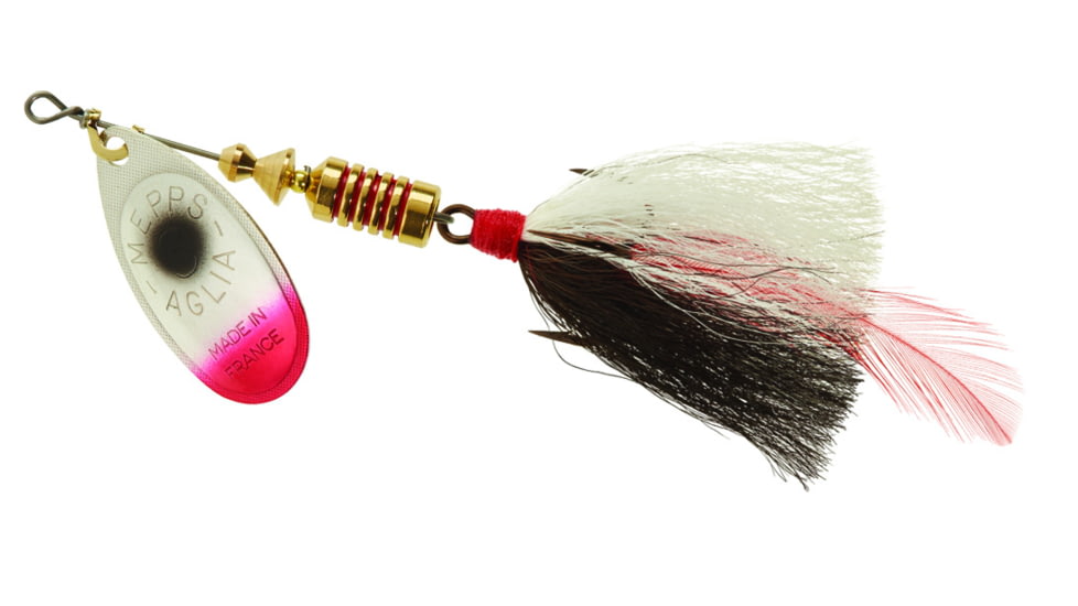 Mepps Aglia Bait Series - Dressed Treble 1/4oz Silver Shad, B3ST SSH