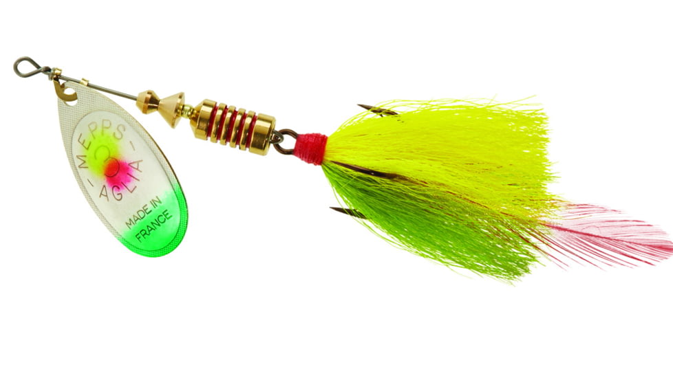 Mepps Aglia Bait Series - Dressed Treble 1/4oz Sunfish, B3ST SNF