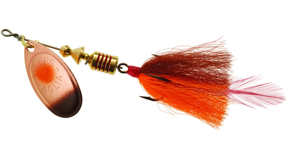 Mepps Aglia Bait Series - Dressed Treble 1/6oz Crawfish, B2ST CRW