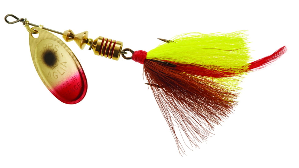 Mepps Aglia Bait Series - Dressed Treble 1/6oz Golden Shad, B2ST GSH