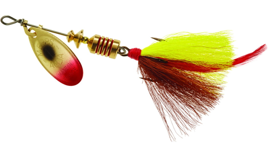 Mepps Aglia Bait Series - Dressed Treble 1/8oz Golden Shad, B1ST GSH