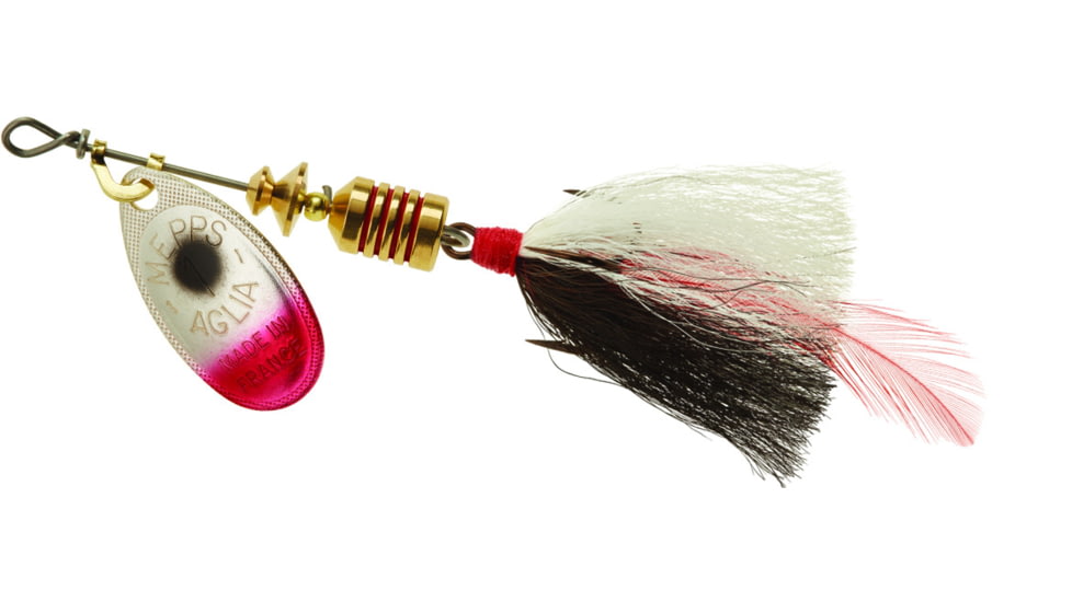 Mepps Aglia Bait Series - Dressed Treble 1/8oz Silver Shad, B1ST SSH