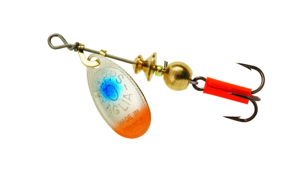 Mepps Aglia Bait Series - Plain Treble 1/12oz Bluegill, B0 BGL