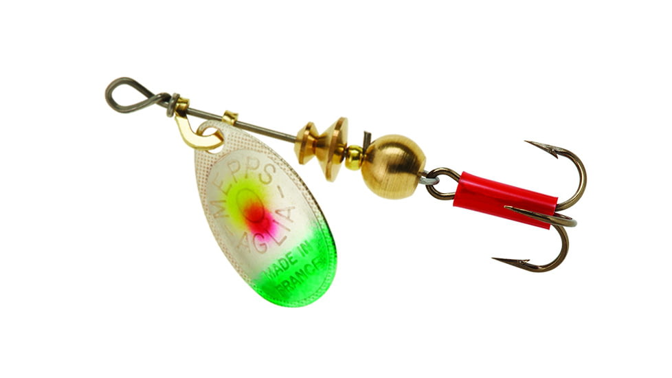 Mepps Aglia Bait Series - Plain Treble 1/12oz Sunfish, B0 SNF