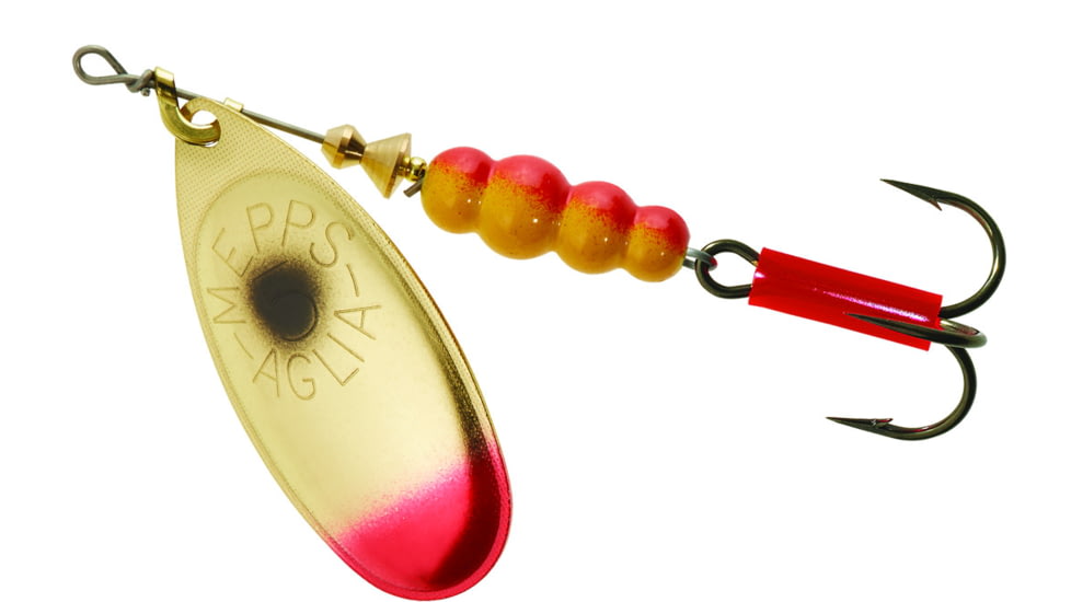Mepps Aglia Bait Series - Plain Treble 1/2oz Golden Shad, B5 GSH