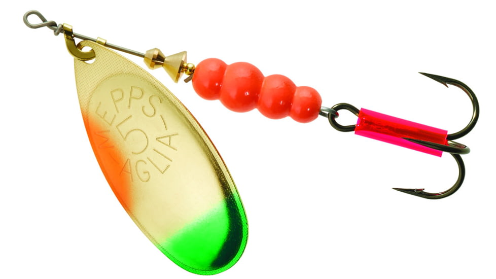 Mepps Aglia Bait Series - Plain Treble 1/2oz Perch, B5 PCH