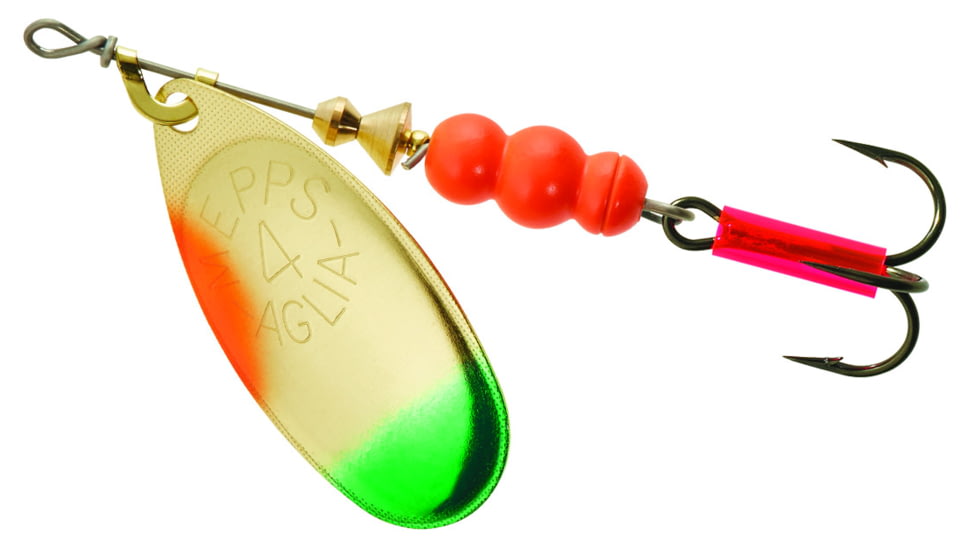 Mepps Aglia Bait Series - Plain Treble 1/3oz Perch, B4 PCH