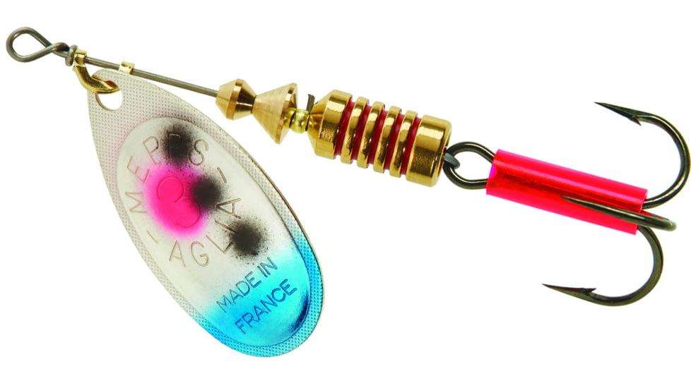 Mepps Aglia Bait Series - Plain Treble 1/4oz Rainbow Trout, B3 RTR
