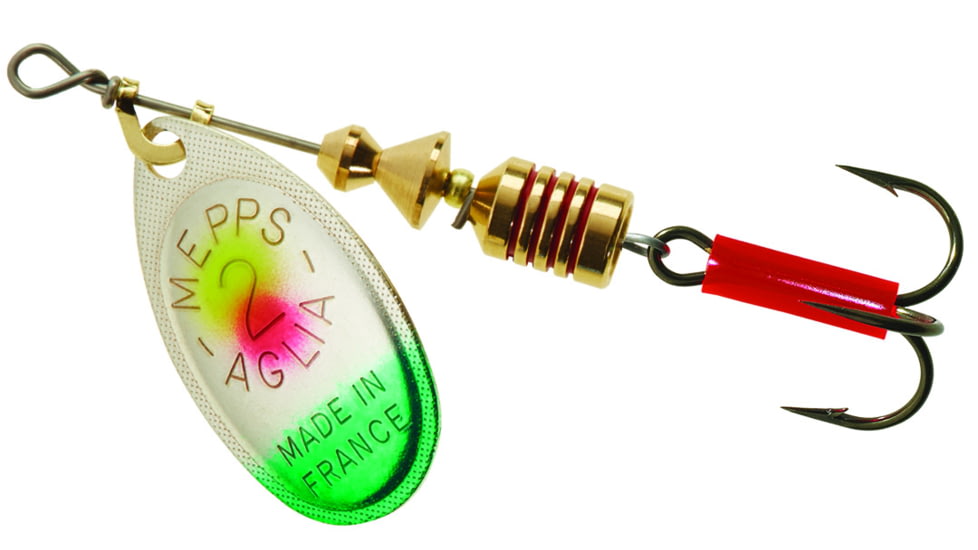 Mepps Aglia Bait Series - Plain Treble 1/6oz Sunfish, B2 SNF