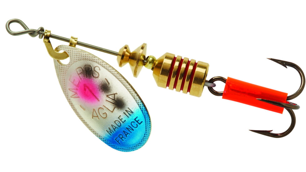 Mepps Aglia Bait Series - Plain Treble 1/8oz Rainbow Trout, B1 RTR