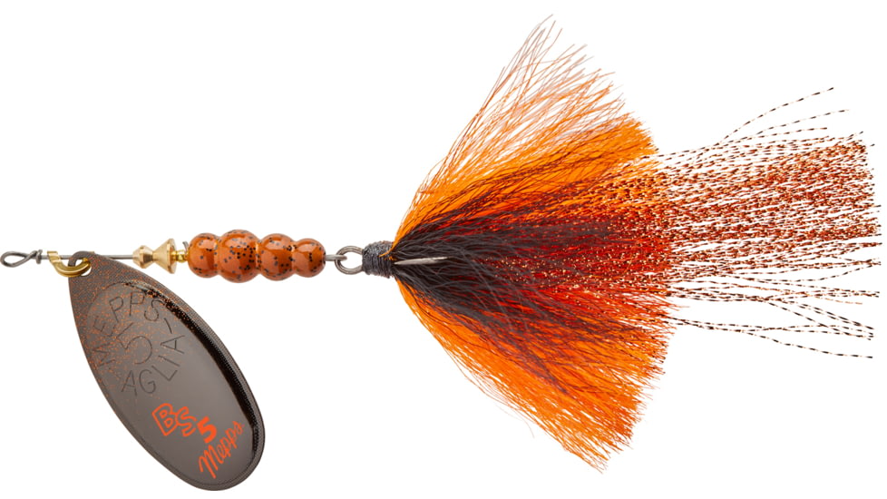 Mepps BK-FCR Bronze Slammer Dressed Treble 1/2 oz FireCraw, BS5T-FCK
