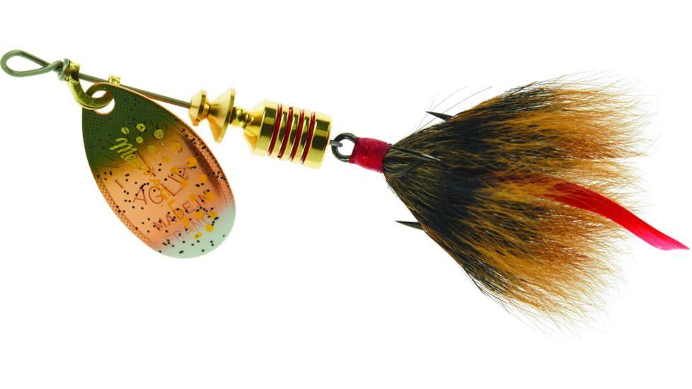 Mepps BRK-BR Aglia Dressed Treble Brook Trout 1/8 OZ Brook Trout/Brown, B1ST-BR