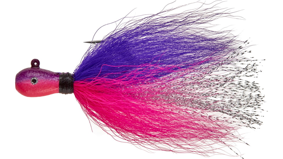Mepps Bucktail Jig, Purple/Pink, 3/8oz, MBJ38 PUPK