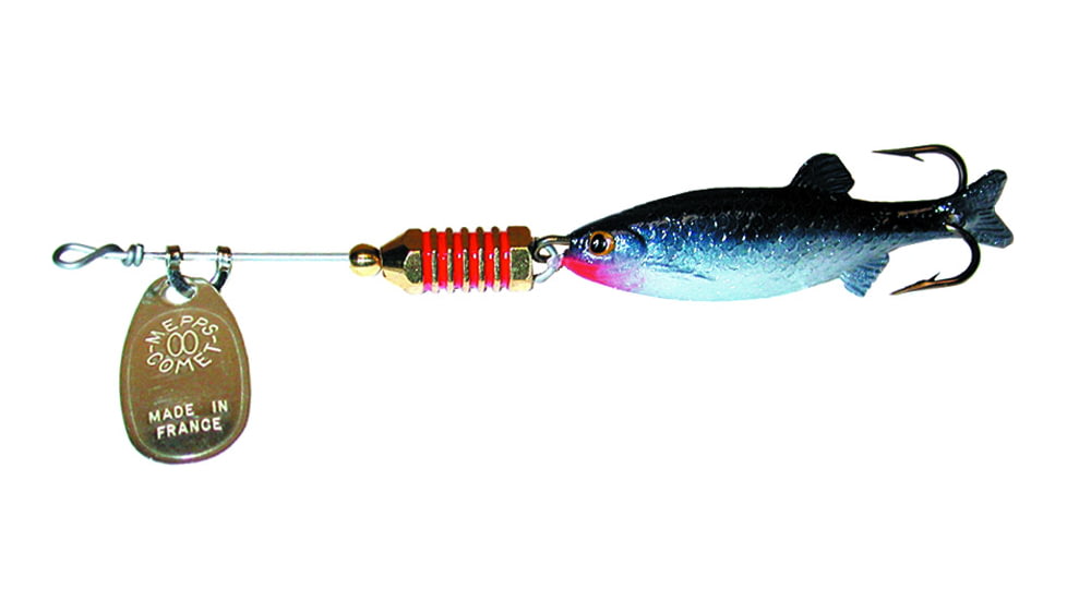 Mepps Comet Mino Ultra Lites In-Line Spinner, 1/18 oz, Silver, C00M S