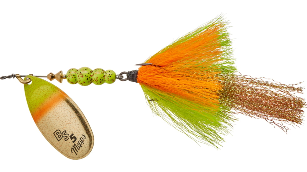 Mepps G-PCH Bronze Slammer Dressed Treble 1/2 oz Gold/Perch, BS5T G-PCH