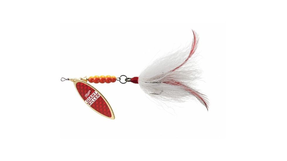 Mepps Giant Killer 1-1/4oz. - Rebo Scale/White Tail 522458