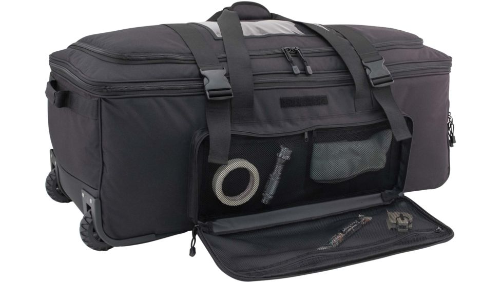 Mercury Tactical Expandable Rolling Deployment Bag, TAA, Black, MRCT9939-BK