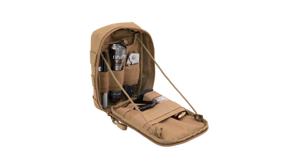 Mercury Tactical Gear Deluxe Utility Pouch, Coyote, MRC02415-CY