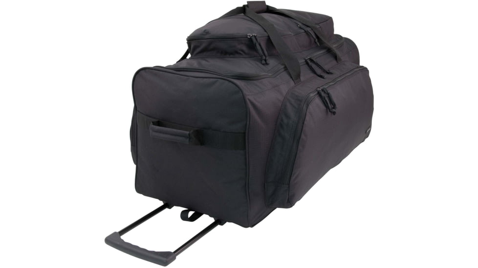 Mercury Tactical Gear Wheeled Duffel Bag, Black, Large, MRCT8001-BK