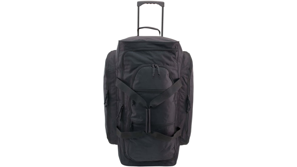 Mercury Tactical Gear Wheeled Duffel Bag, Black, Large, MRCT8001-BK