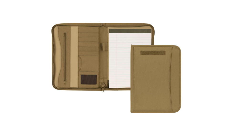 Mercury Tactical Gear Zippered Padfolio, Coyote, MRC7526-CY