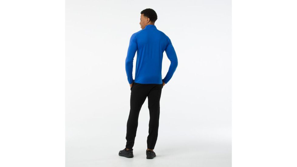 Smartwool Merino 1/4 Zip 150 Baselayer - Men's, Small, Bright Blue, SW016070378-S