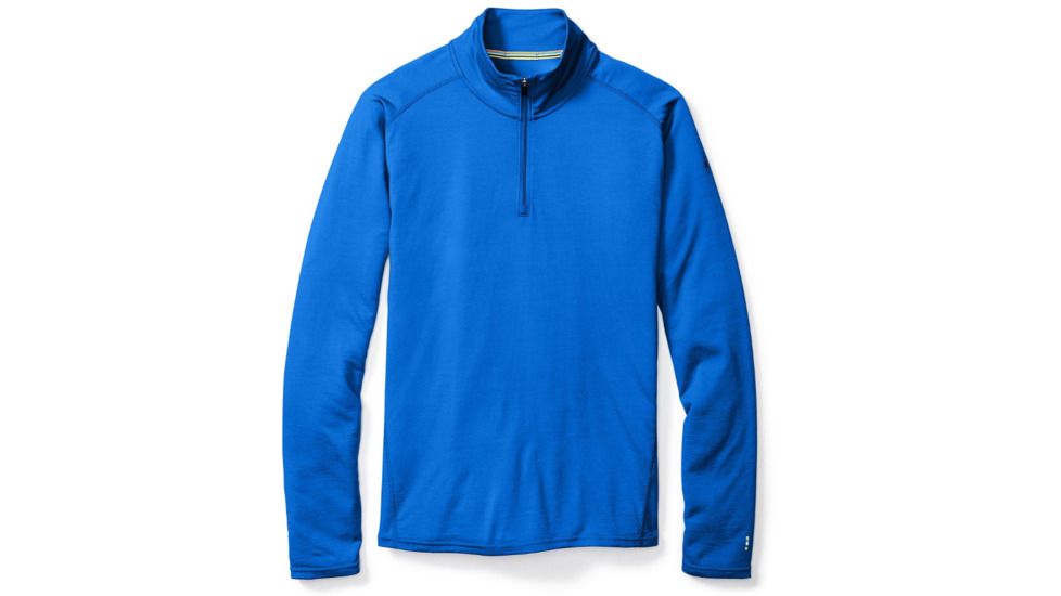Smartwool Merino 1/4 Zip 150 Baselayer - Men's, Small, Bright Blue, SW016070378-S