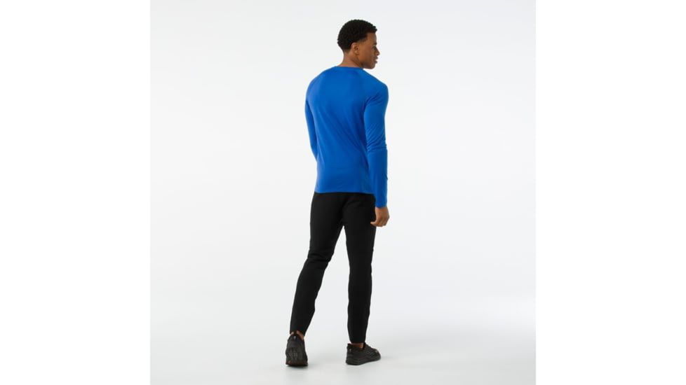 Smartwool Merino 150 Baselayer Long Sleeve Shirt Mens, Bright Blue, XXL, SW016042378-XXL