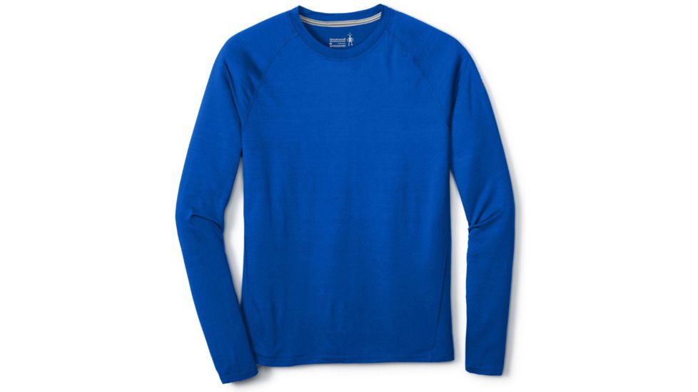 Smartwool Merino 150 Baselayer Long Sleeve Shirt Mens, Bright Blue, XXL, SW016042378-XXL