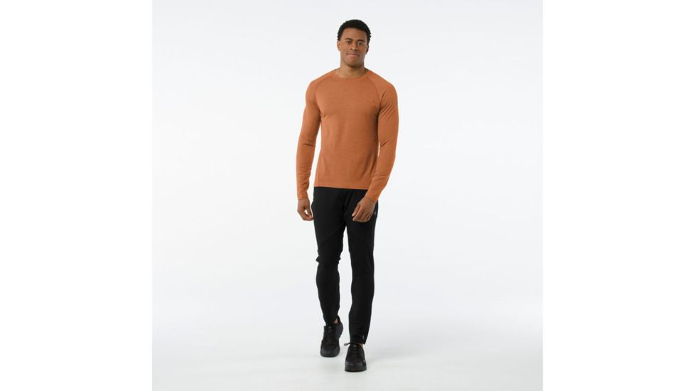 Smartwool Merino 150 Baselayer Pattern Long Sleeve-Men's, Cardamom, Extra Large, SW016061877-XL