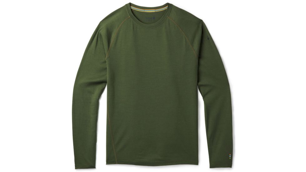 Smartwool Merino 150 Baselayer Pattern Long Sleeve-Men's, Chive, Extra Large, SW016061A20-XL