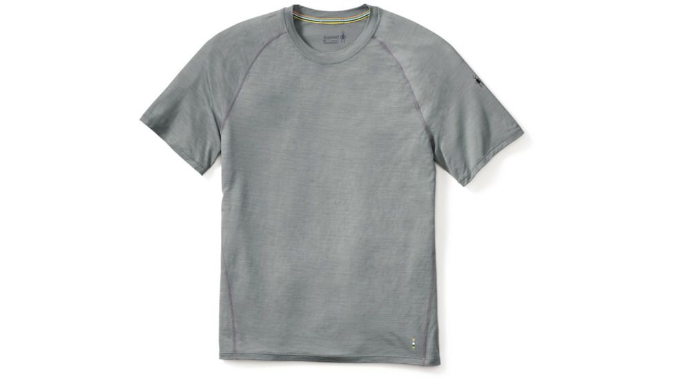 Smartwool Merino 150 Baselayer Pattern Short Sleeve Shirt Mens, Light Gray, XXL, SW016060039-XXL