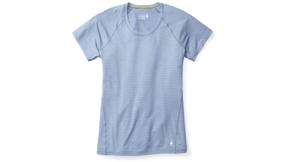 Smartwool Merino 150 Baselayer Pattern Short Sleeve - Womens, Blue Steel, Large, SW015254474-L