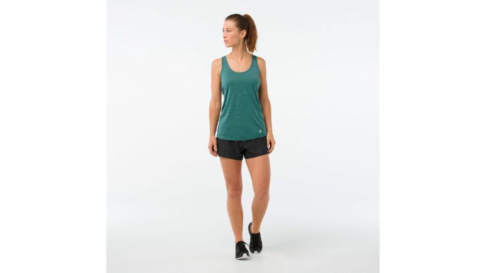 Smartwool Merino 150 Baselayer Pattern Tank-Women's, Jungle Green, Large, SW015252984-L