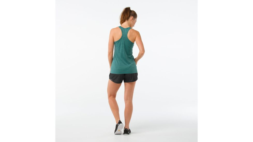 Smartwool Merino 150 Baselayer Pattern Tank-Women's, Jungle Green, Large, SW015252984-L
