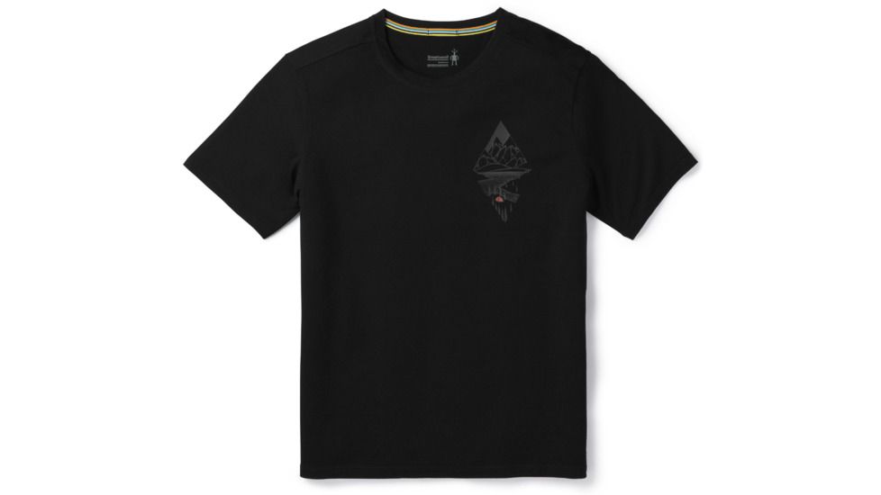 Smartwool Merino 150 Diamond Dreaming Tee-Men's, Black, Large, SW016082001-L