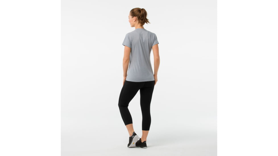 Smartwool Merino 150 Fjord Slider Tee-Women's, Dark Pebble Gray, Extra Small, SW014090948-XS