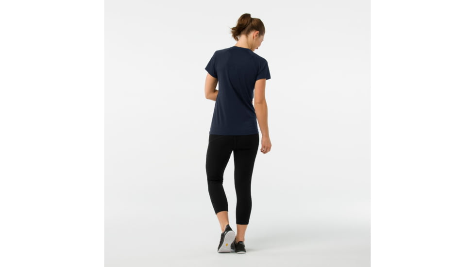 Smartwool Merino 150 Mobile Mammoth Tee-Women's, Deep Navy, Extra Small, SW014089092-XS