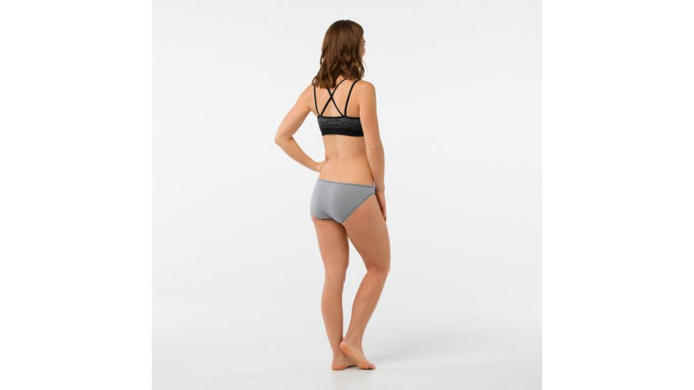 Smartwool Merino 150 Pattern Bikini Womens, Dark Pebble Gray, L, SW017086948-L