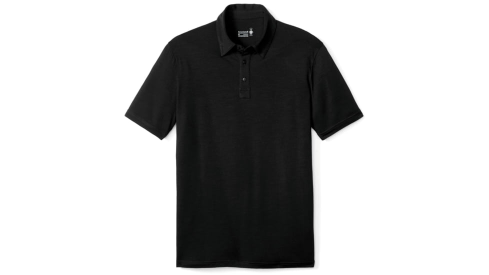 Smartwool Merino 150 Polo-Men's, Black, Medium, SW000216001-M