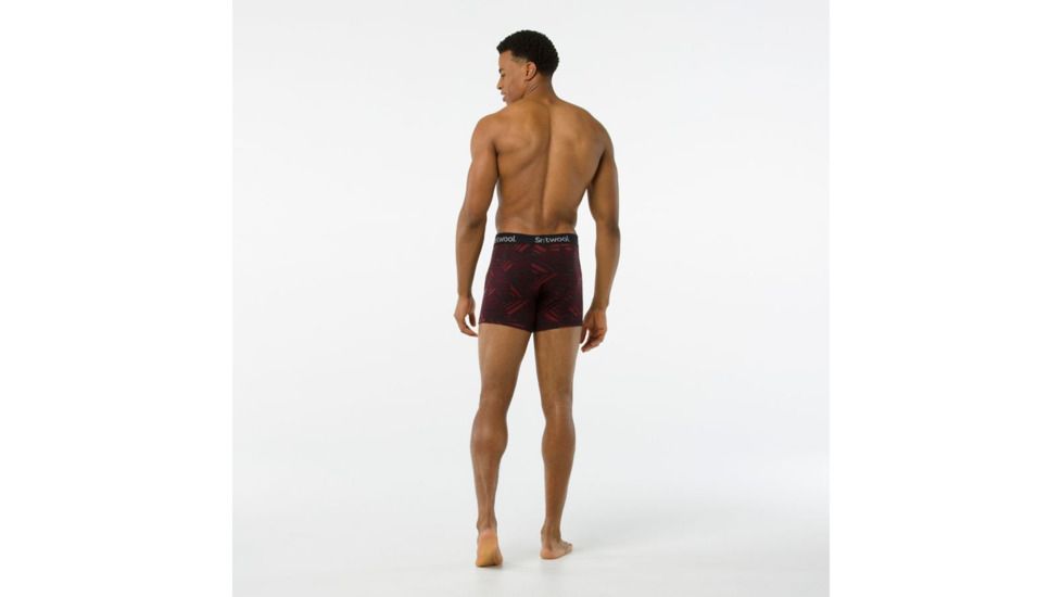 Smartwool Merino 150 Printed Boxer Brief-Men's, Fig, Extra Large, SW014030A13-XXL
