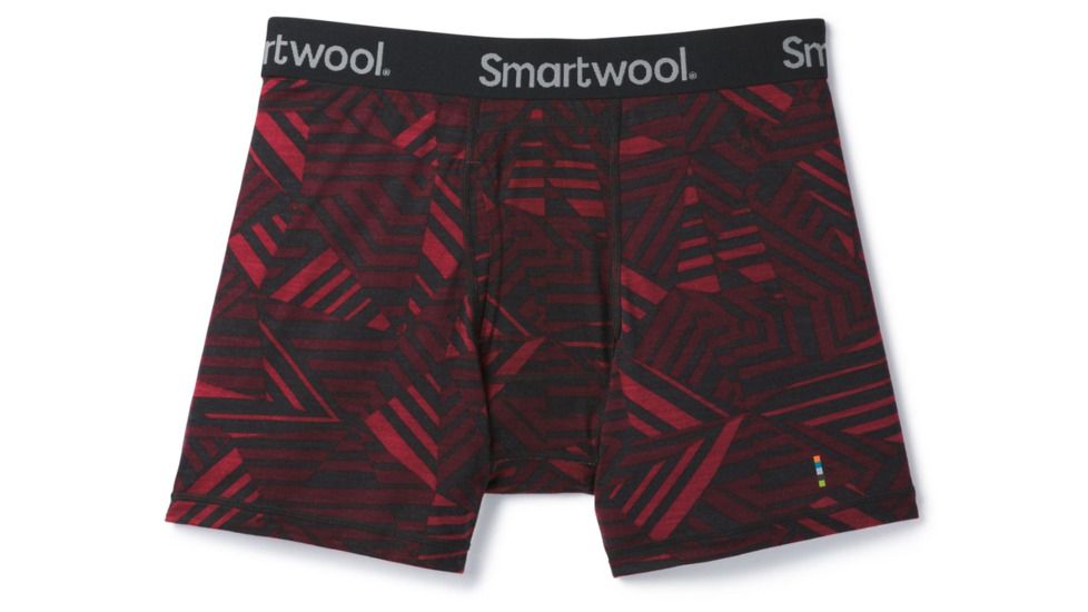 Smartwool Merino 150 Printed Boxer Brief-Men's, Fig, Extra Large, SW014030A13-XXL